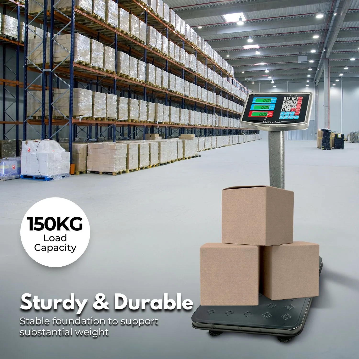 150KG High-Speed Digital Platform Scales - RYNOMATE