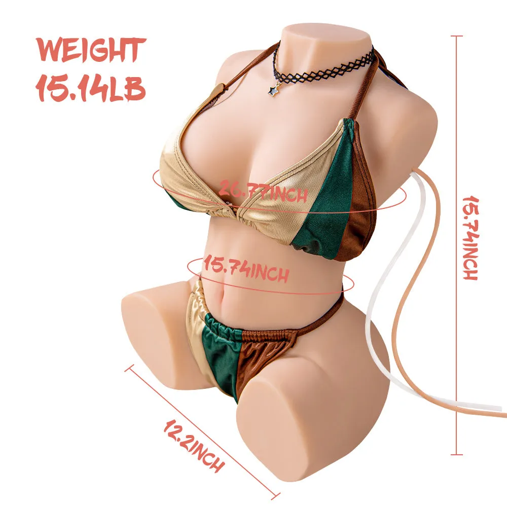 17.16LB Realistic Sex Doll with Vibration & Suction