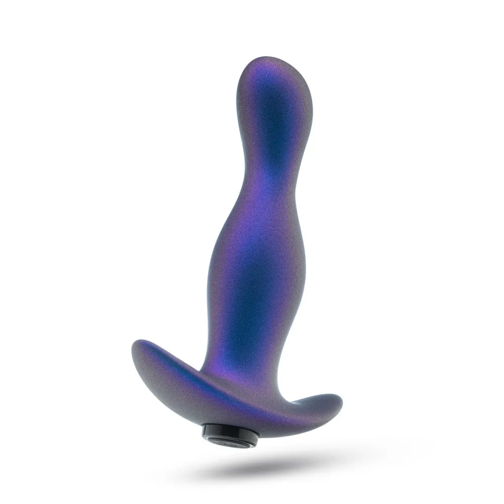 Anal Adventures Matrix By Blush® | Odyssey - Vibrating Prostate Stimulator With AnchorTech™ Base - Space Age Blue