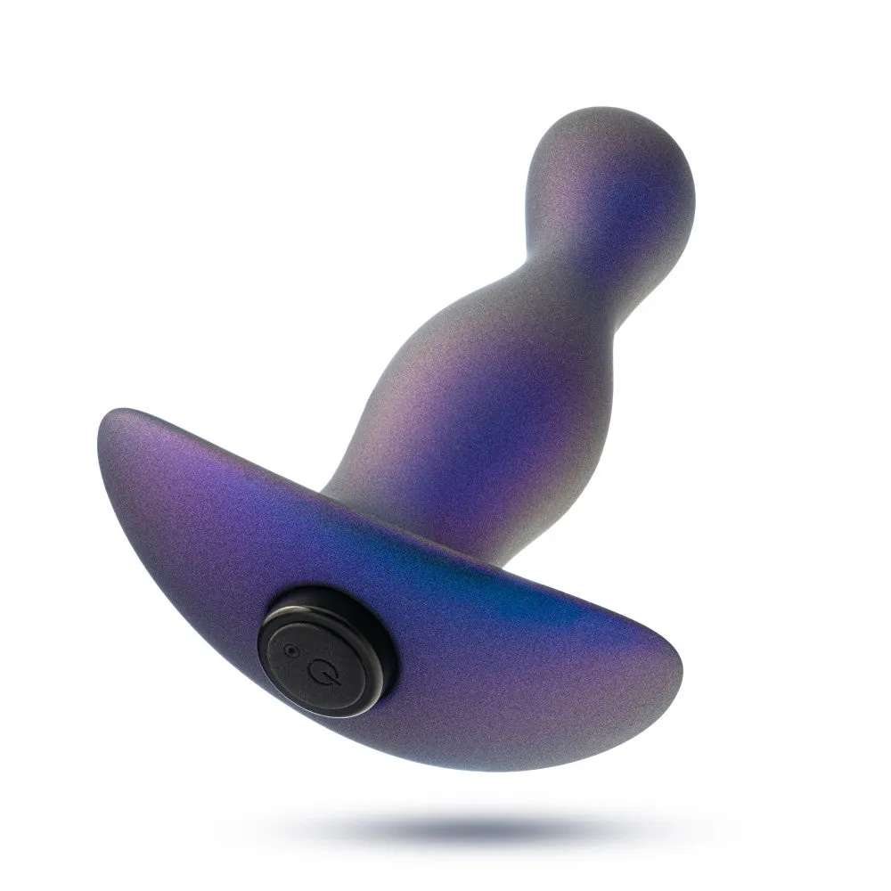 Anal Adventures Matrix By Blush® | Odyssey - Vibrating Prostate Stimulator With AnchorTech™ Base - Space Age Blue