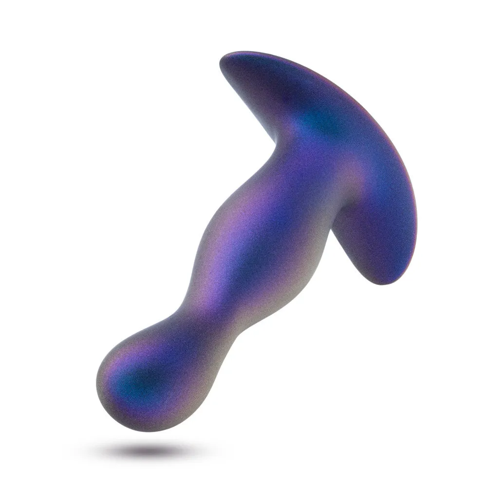 Anal Adventures Matrix By Blush® | Odyssey - Vibrating Prostate Stimulator With AnchorTech™ Base - Space Age Blue