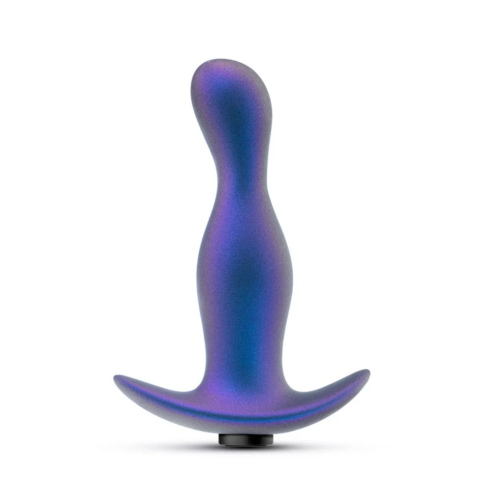 Anal Adventures Matrix By Blush® | Odyssey - Vibrating Prostate Stimulator With AnchorTech™ Base - Space Age Blue