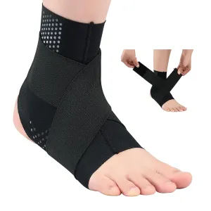 Ankle Brace for Plantar Fasciitis - ThinLightweight Ankle Sleeve Compression Wraps Ankle Support for Achilles Tendonitis Sprained Injury Foot Arch Pain Relief, Women and Men