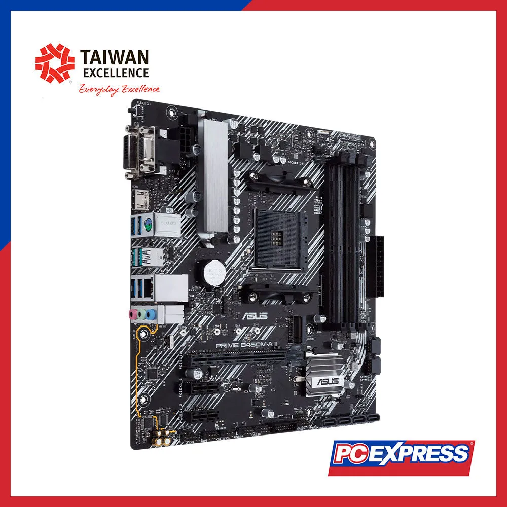 ASUS PRIME B450M-A II CSM mATX Motherboard