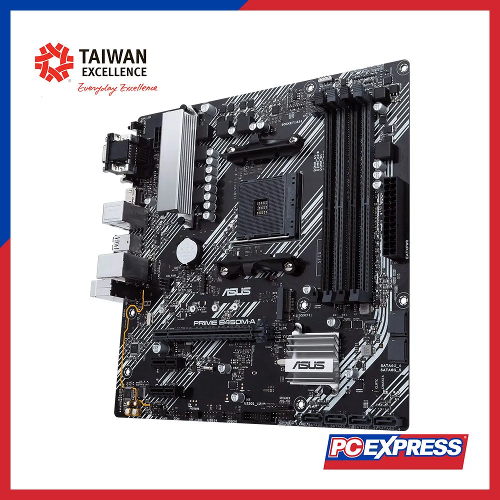 ASUS PRIME B450M-A II CSM mATX Motherboard