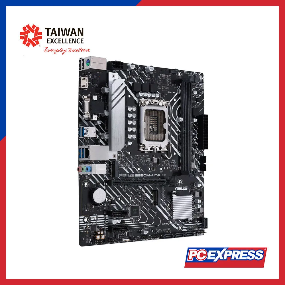 ASUS PRIME B660M-K D4/CSM micro ATX Motherboard