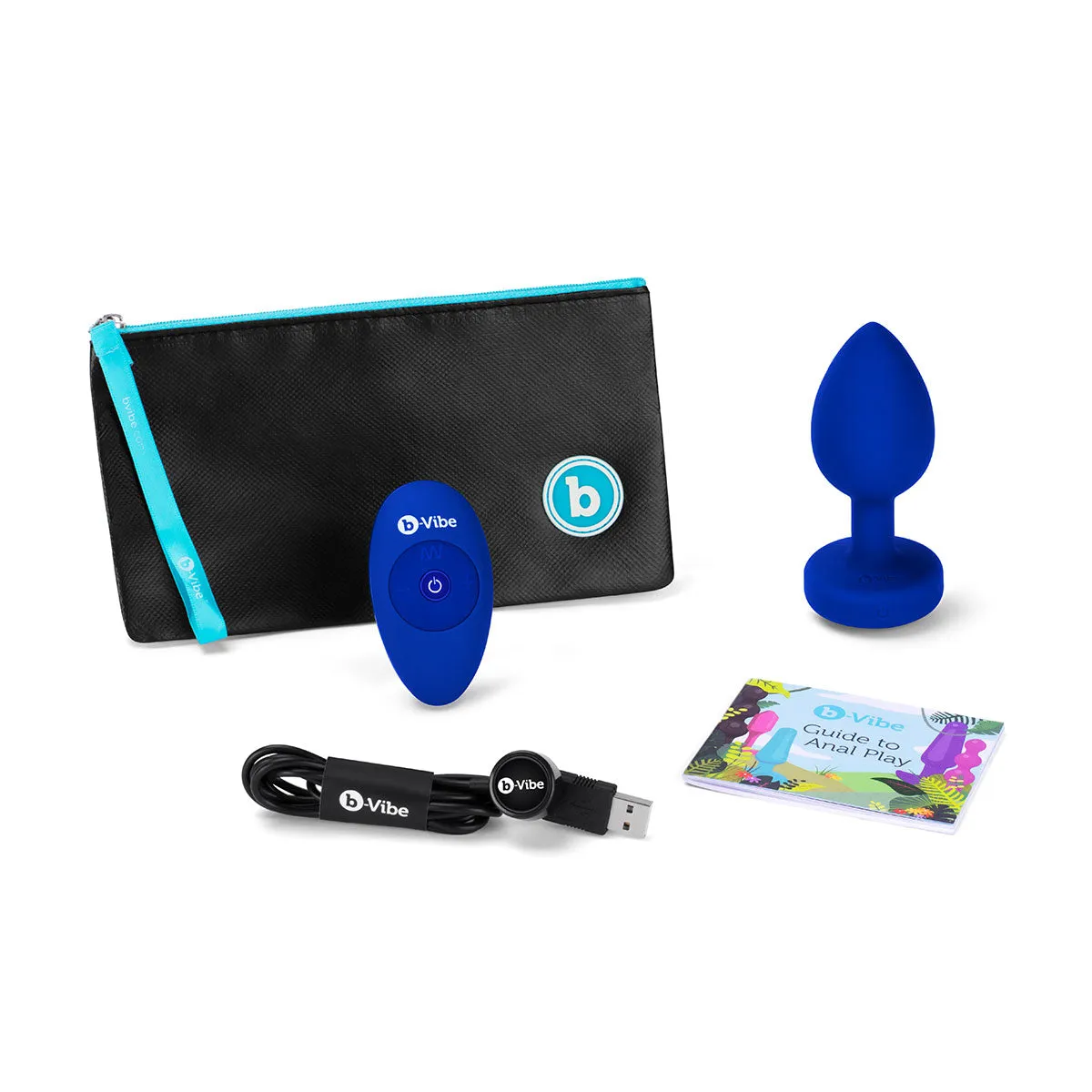B Vibe Vibrating Jewel Plug
