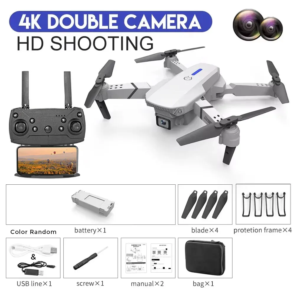 E88 Professional Wide Angle RC Drone