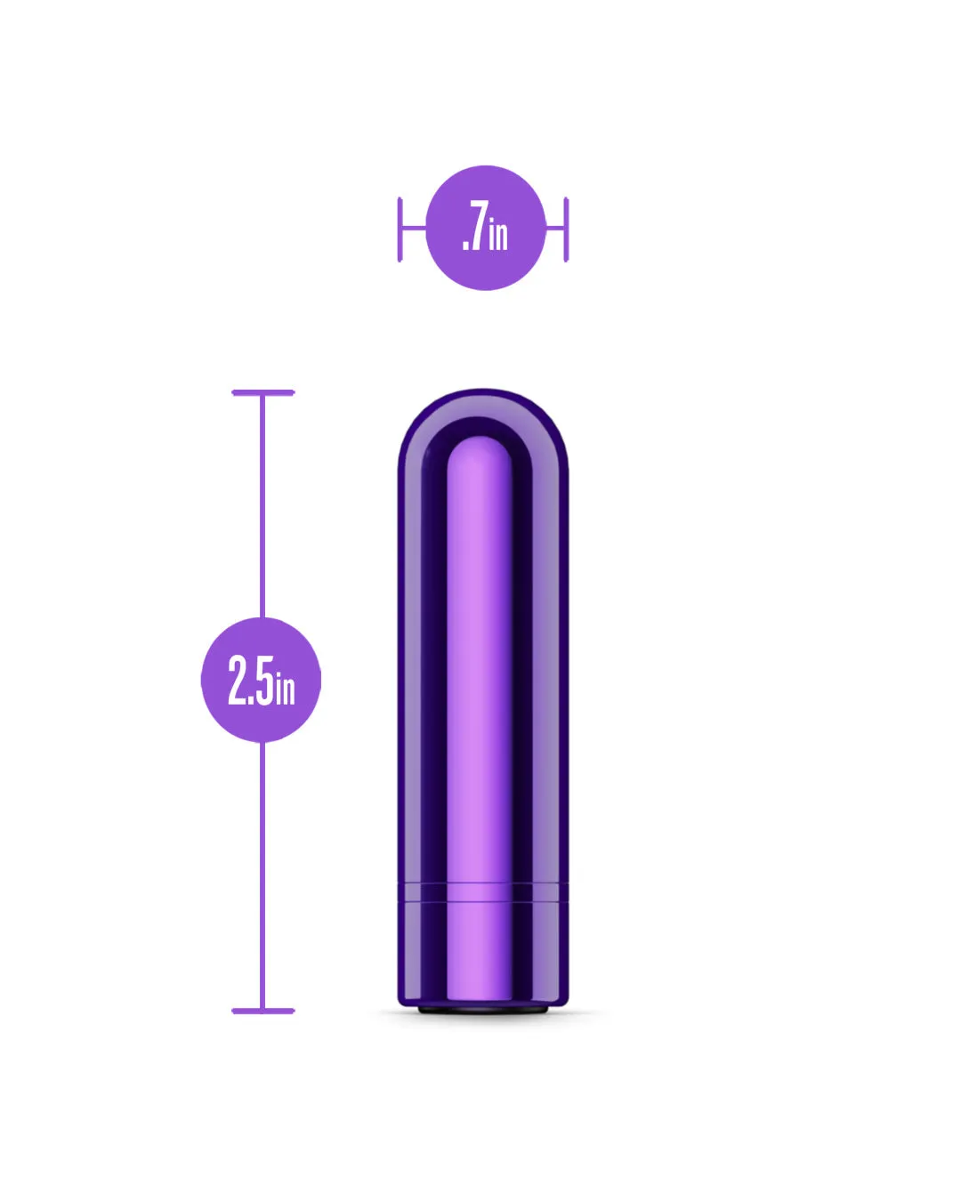 Kool Vibes Rechargeable Mini Bullet - Purple