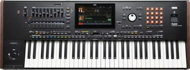 Korg PA5X 61-Key Semi Weighted Arranger Keyboard