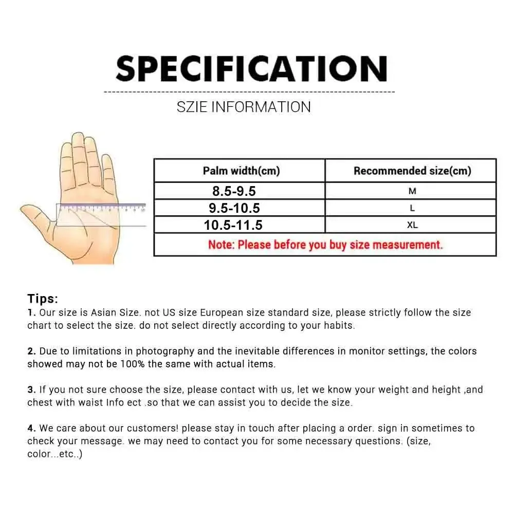 Men's Motorcycle Touch Screen Gloves - Full Finger Protective Gear
