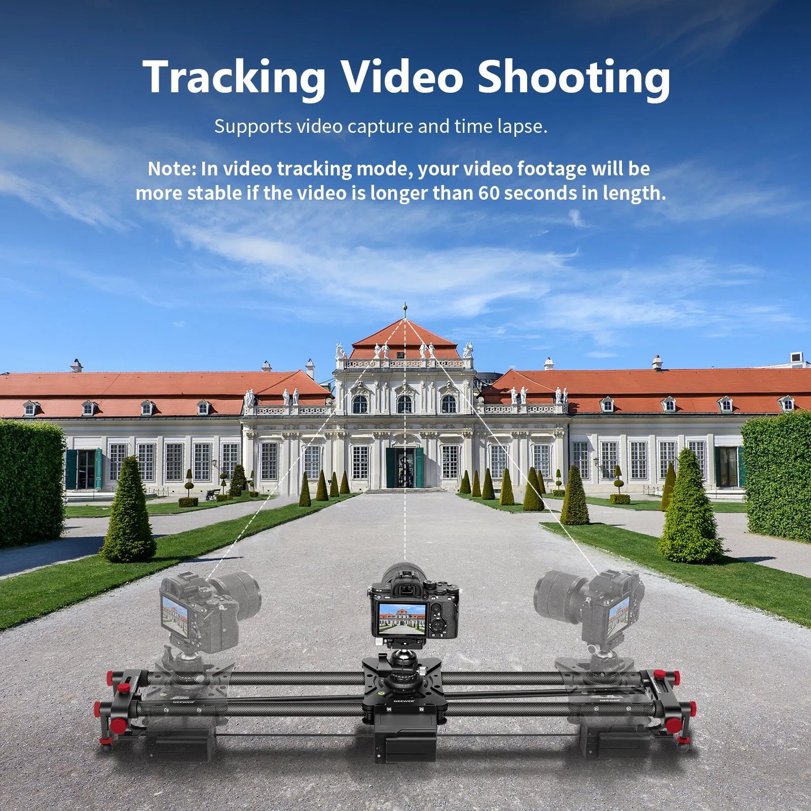 NEEWER ER1 Motorized Carbon Fiber Camera Slider