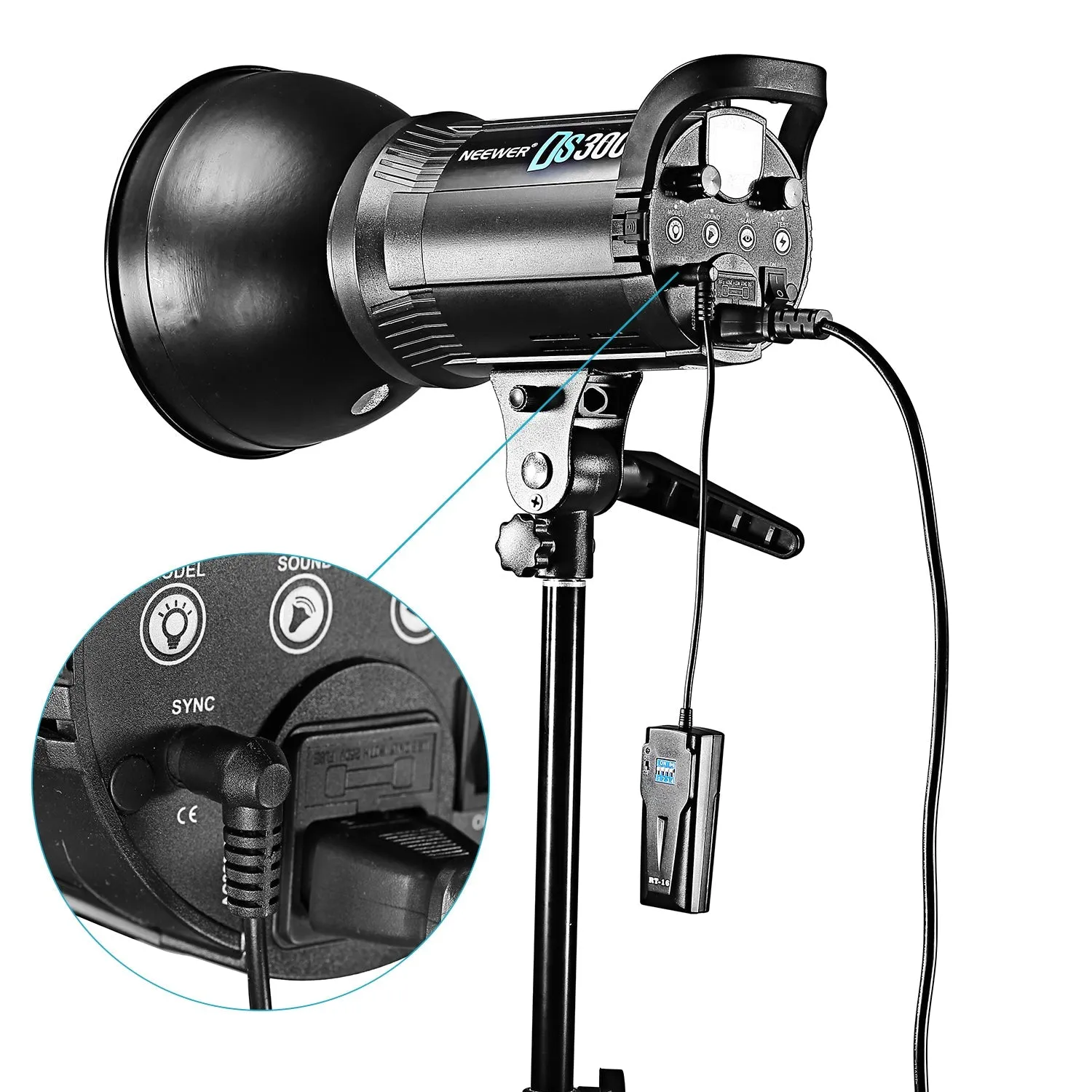 NEEWER RT-16 Wireless Trigger for S101 Studio Flash