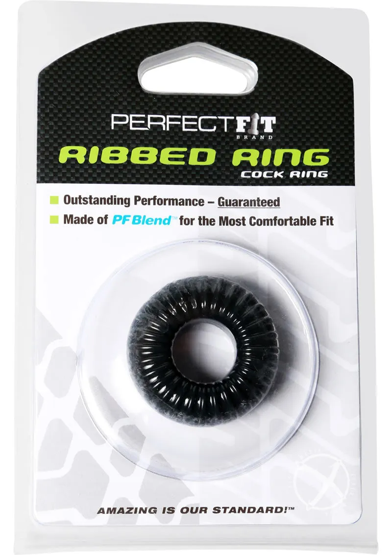 Perfect Fit Ribbed Ring Cock Ring