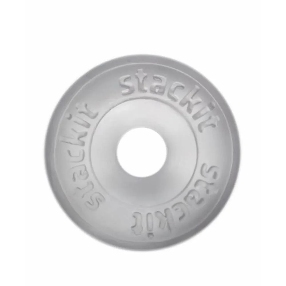 Perfect Fit Stack It SilaSkin Cock Ring - Clear