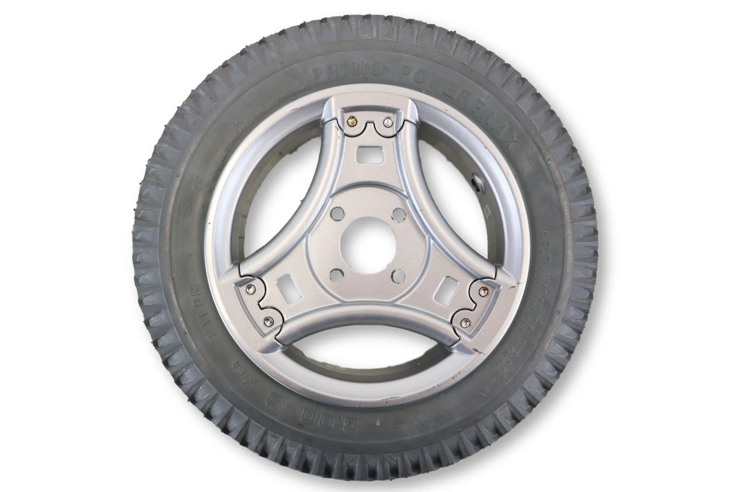 Pr1mo PowerTrax Flat-Free Drive Wheel for Permobil C300, C500, M300, M500, and More Power Chairs | 14" x3" (3.00 -8) | 1822977