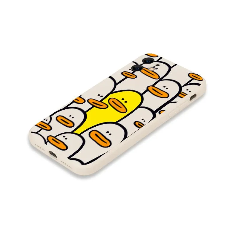 "Big Mouth Little Yellow Duck" iPhone Case