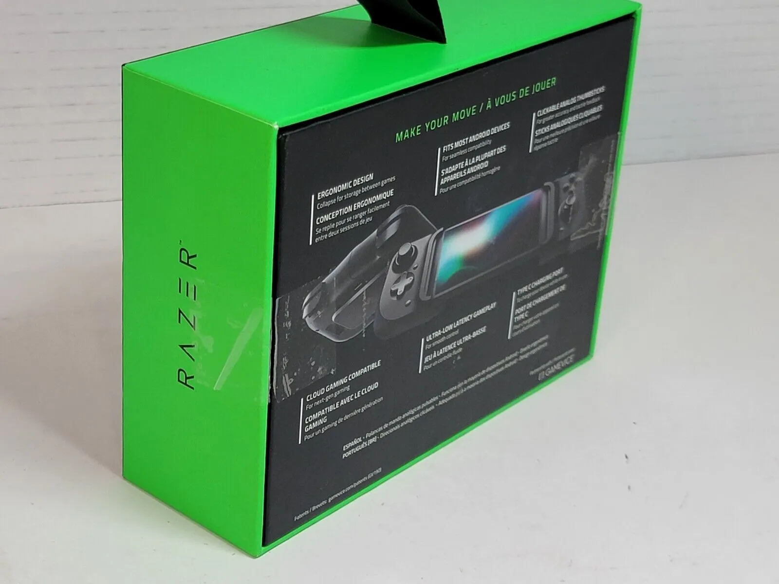 Razer Kishi Mobile Game Universal Controller/Gamepad for Android USB-c : Xbox Game Pass Ultimate, Xcloud, Stadia, Geforce Now, Ps Remote Play – Pass Through Charging - Mobile Controller Grip Samsung and More