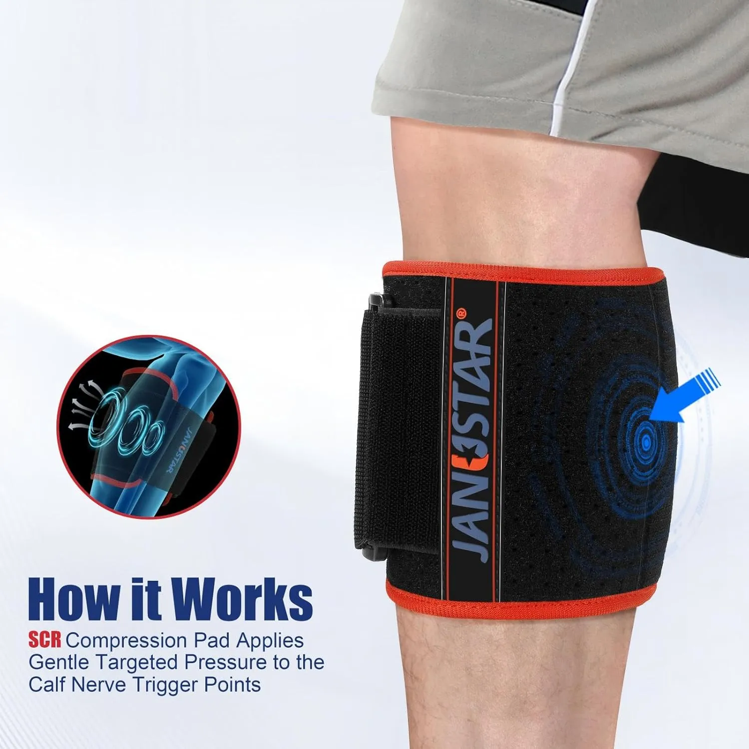 Sciatica Pain Relief Devices, Nerve Pain Relief Brace for Sciatica, Lower Back, Hip With Pressure Pad Targeted Compression - Unisex