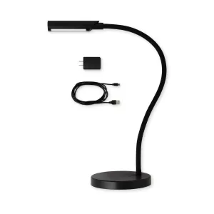 UberLight Flex Led Task Light, USB with Base, Black