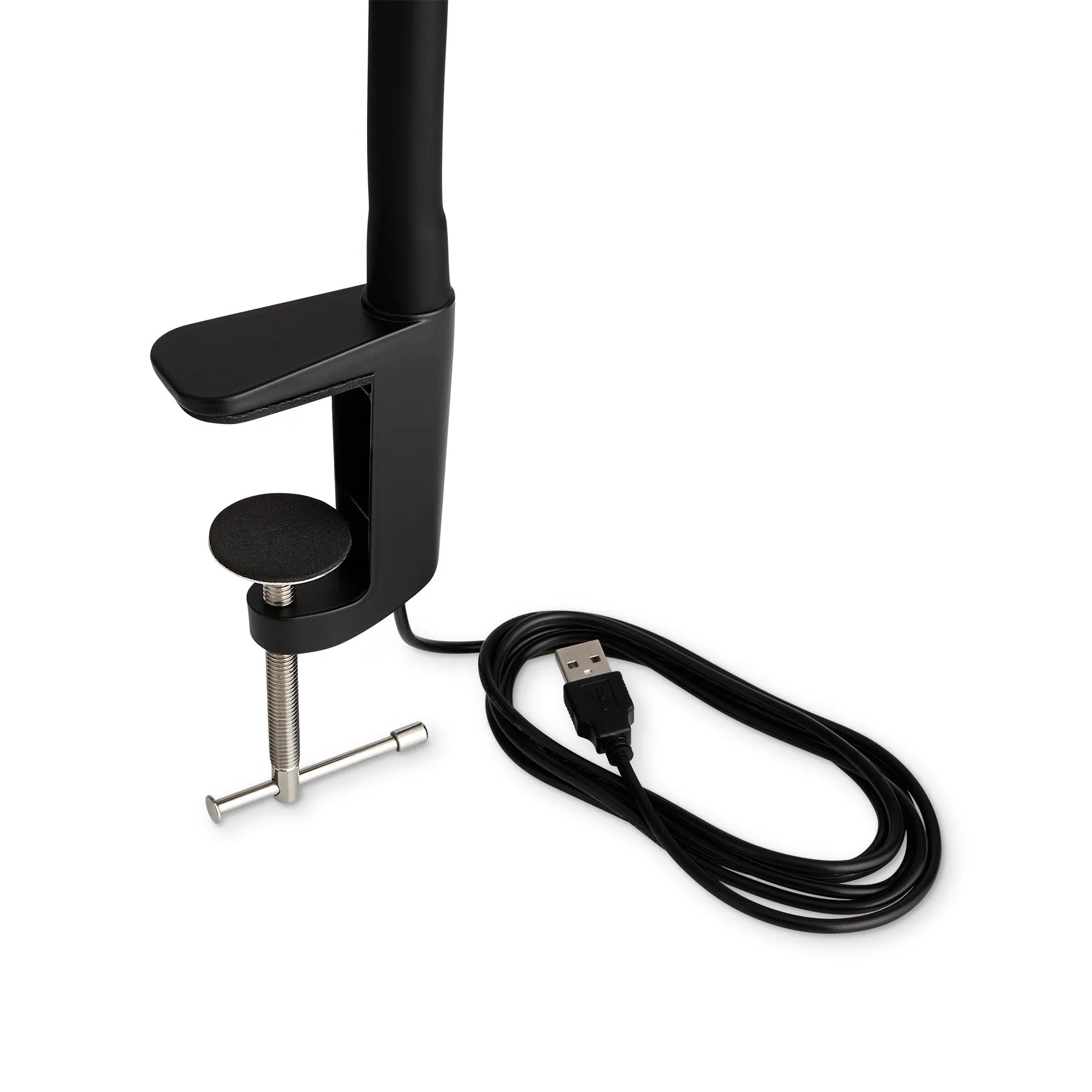 UberLight Flex Led Task Light, USB with Clamp, Black